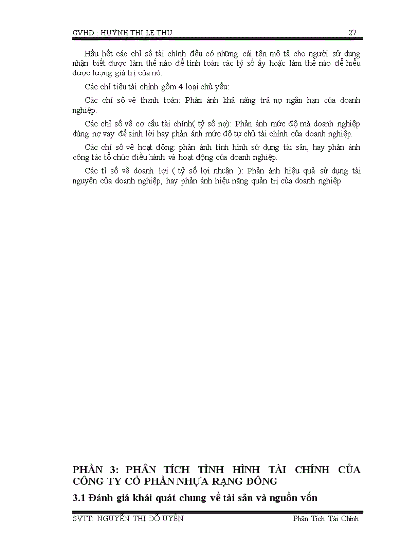 image for page Phân tích tình hình tài chính của công ty cổ phần nhựa rạng đông