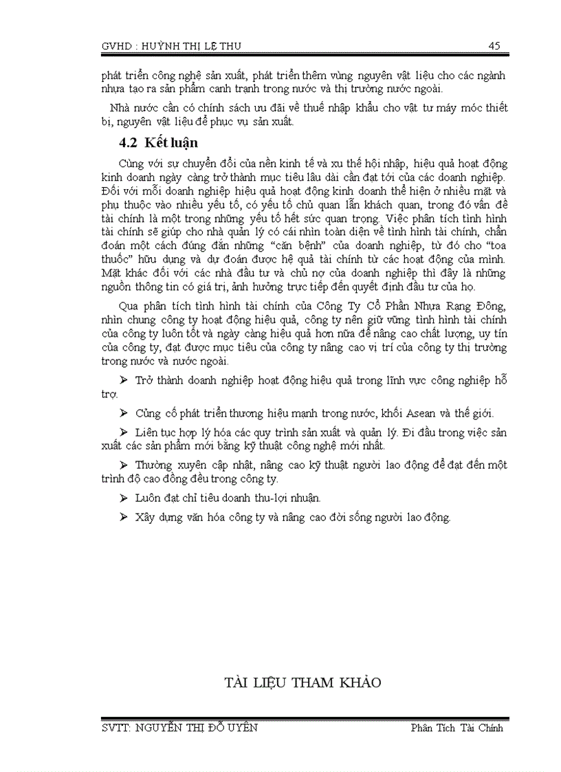 image for page Phân tích tình hình tài chính của công ty cổ phần nhựa rạng đông