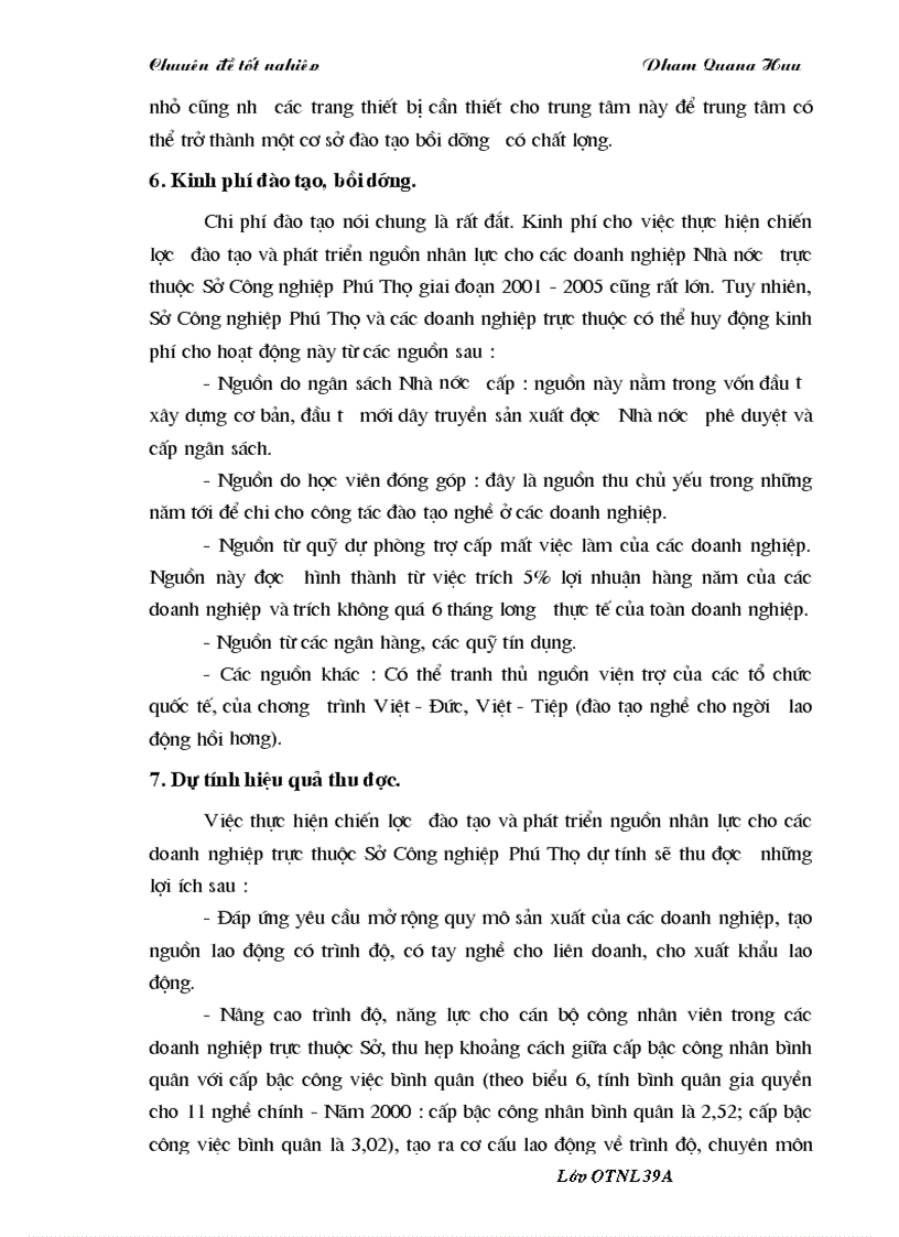 image for page Chiến lược đào tạo phát triển nguồn nhân lực cho các doanh nghiệp Nhà nước trực thuộc Sở Công nghiệp Phú Thọ đến năm 2005