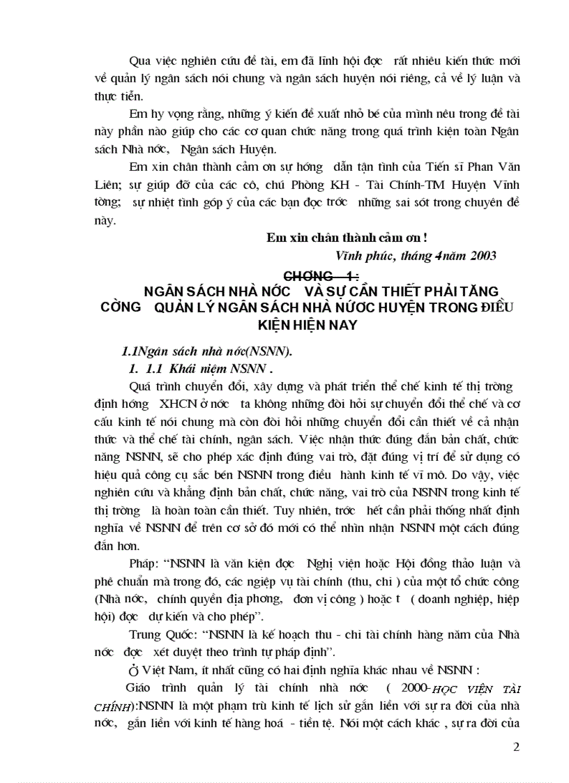 image for page Quản lý Ngân sách Huyện vĩnh tường Tỉnh Vĩnh Phúc trong điều kiện hiện nay