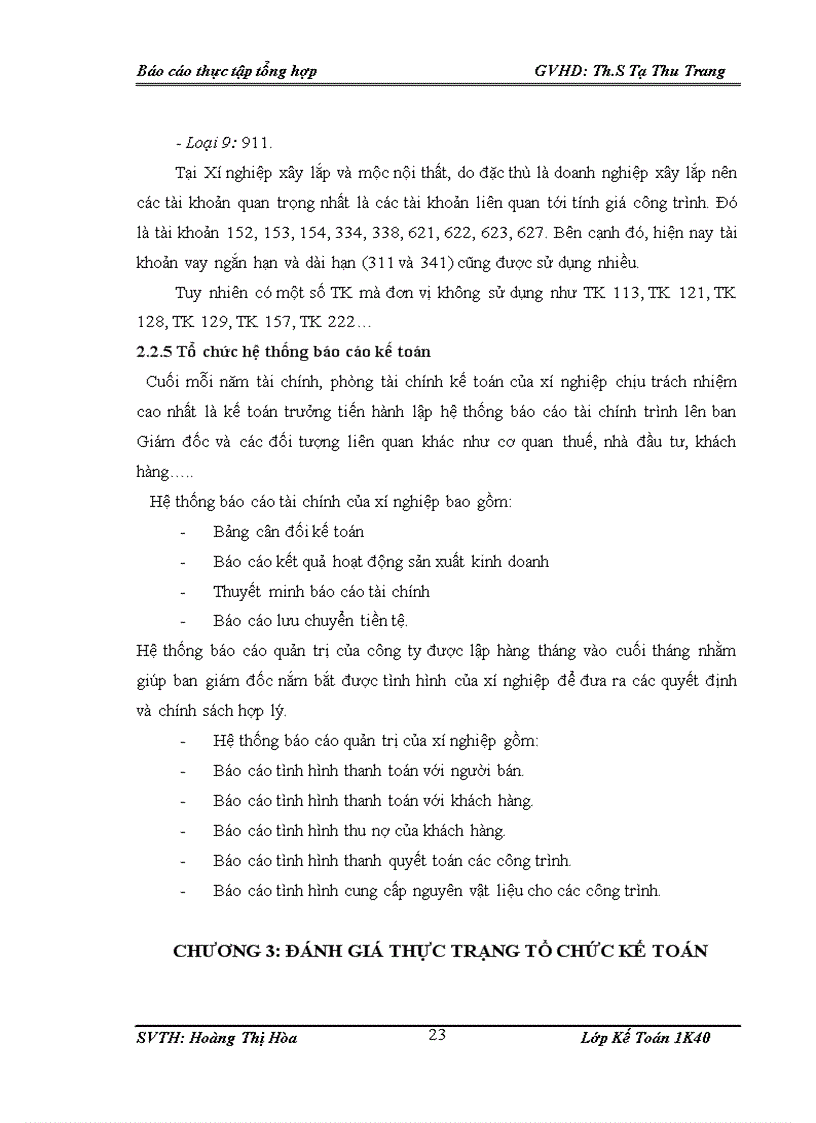 image for page Tổ chức bộ máy kế toán và hệ thống kế toán tại Xí nghiệp Xây Lắp và Mộc Nội Thất
