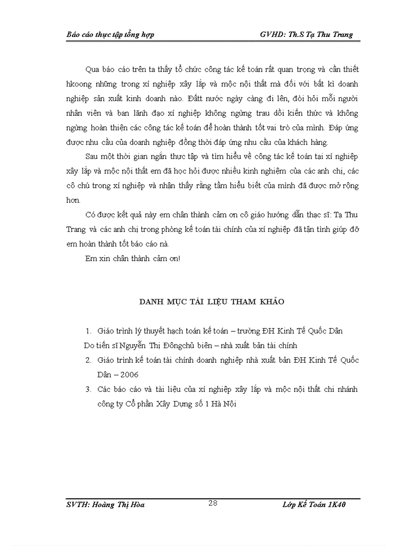 image for page Tổ chức bộ máy kế toán và hệ thống kế toán tại Xí nghiệp Xây Lắp và Mộc Nội Thất