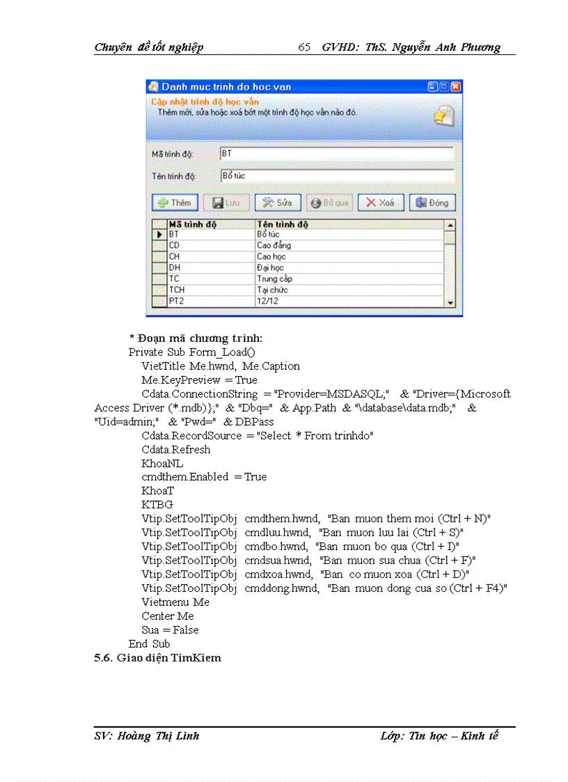 image for page Phân tích thiết kế hệ thống thông tin quản lý nhân sự tại Chi nhánh Công ty TNHH Dịch vụ và Đầu tư Vinh Hạnh