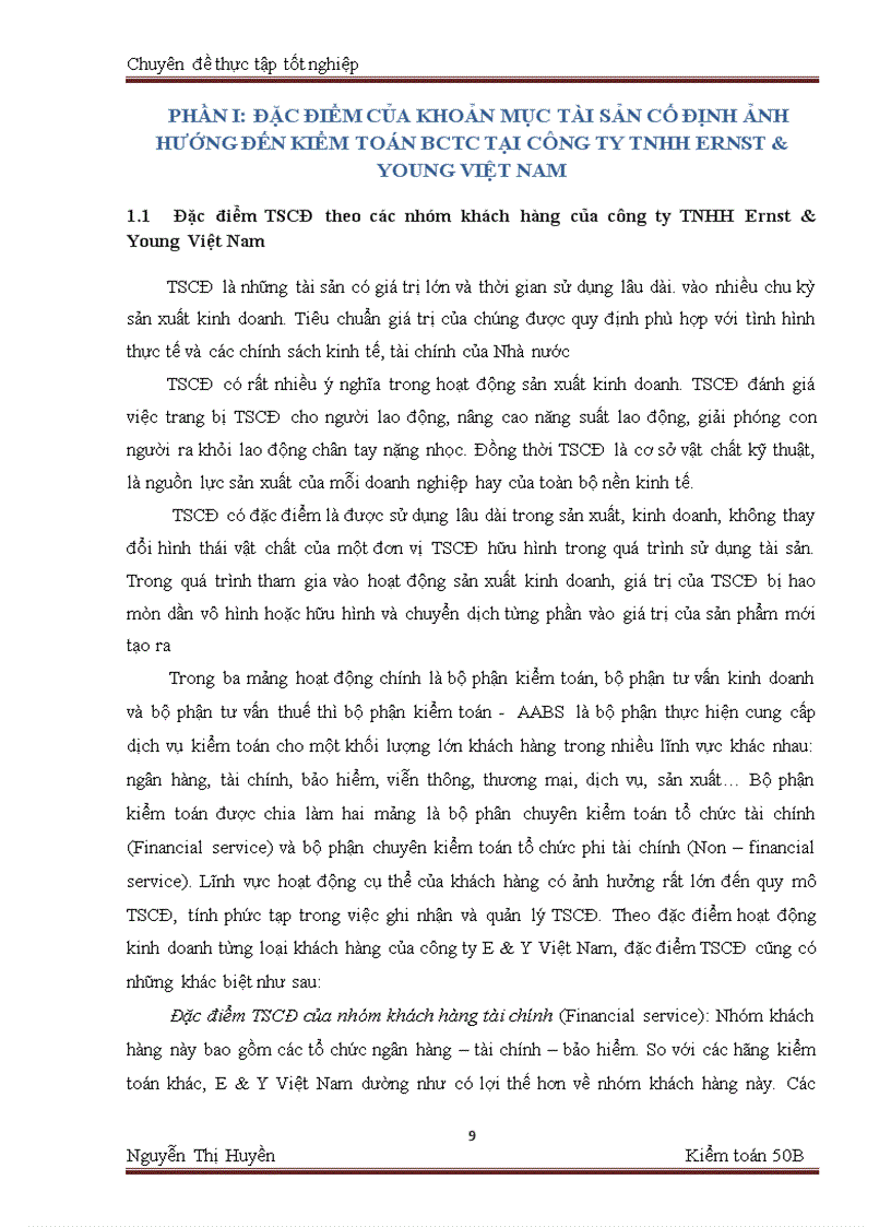image for page Quy trình kiểm toán tài sản cố định trong kiểm toán báo cáo tài chính do công ty tnhh ernst young việt nam thực hiện