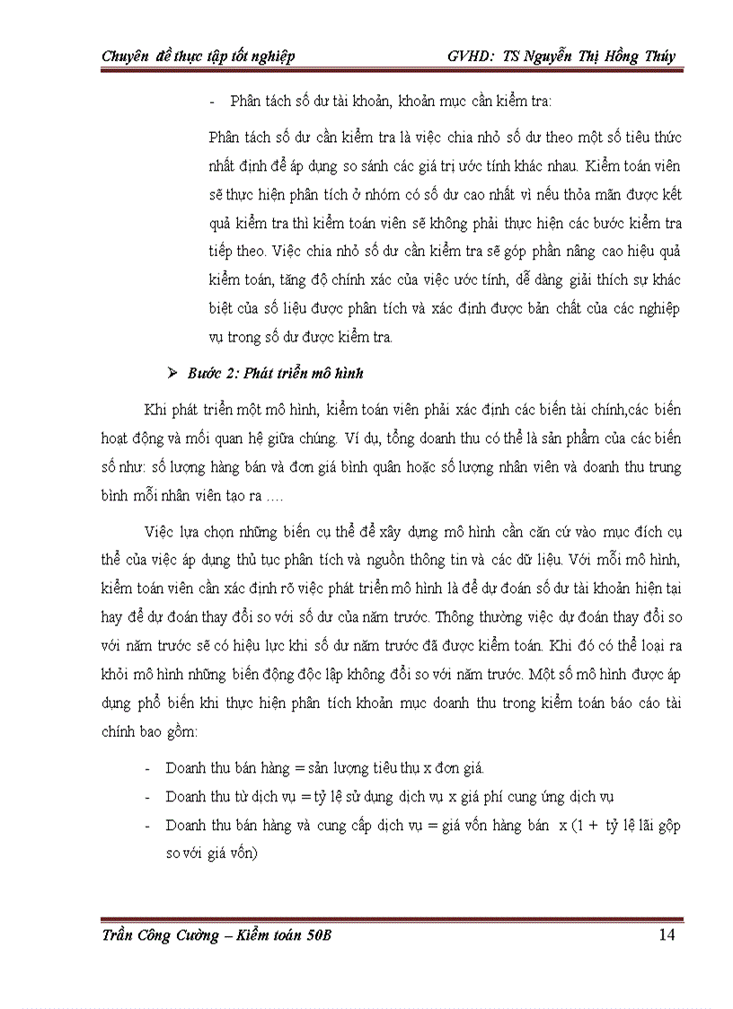 image for page Vận dụng thủ tục phân tích đối với kiểm toán khoản mục doanh thu bán hàng và cung cấp dịch vụ trong kiểm toán báo cáo tài chính do công ty tnhh ernst young việt nam thực hiện