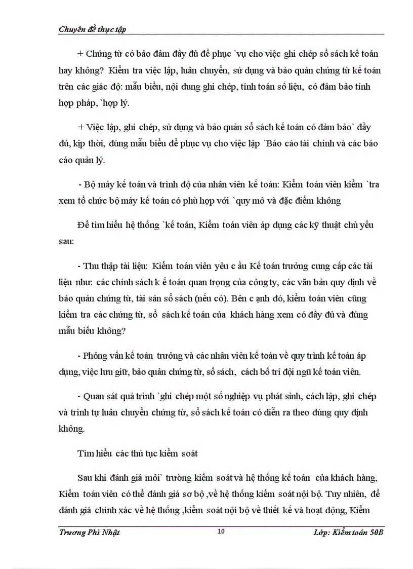 image for page Quy trình đánh giá hệ thống kiểm soát nội bộ trong kiểm toán báo cáo tài chính do Công ty TNHH Kiểm toán độc lập quốc gia Việt Nam VNFC thực hiện