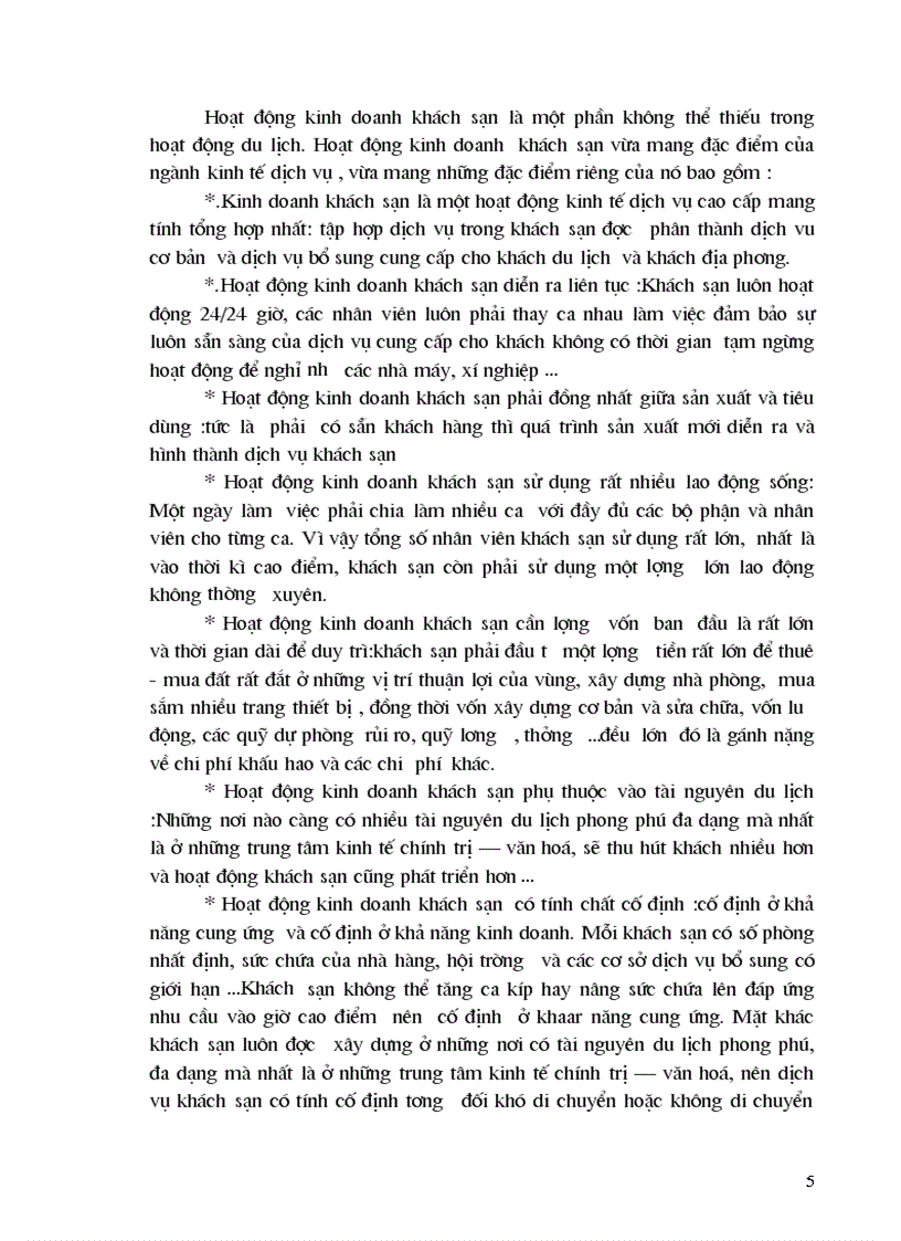 image for page Thực trạng và giải pháp chủ yếu nhằm nâng cao chất lượng phục vụ trong kinh doanh khách sạn tại Công ty khách sạn du lịch Kim Liên 1