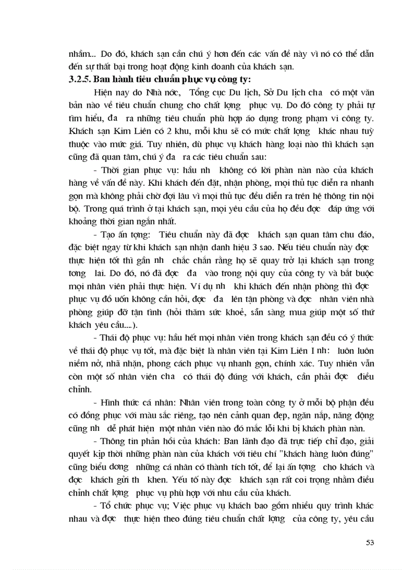 image for page Thực trạng và giải pháp chủ yếu nhằm nâng cao chất lượng phục vụ trong kinh doanh khách sạn tại Công ty khách sạn du lịch Kim Liên 1