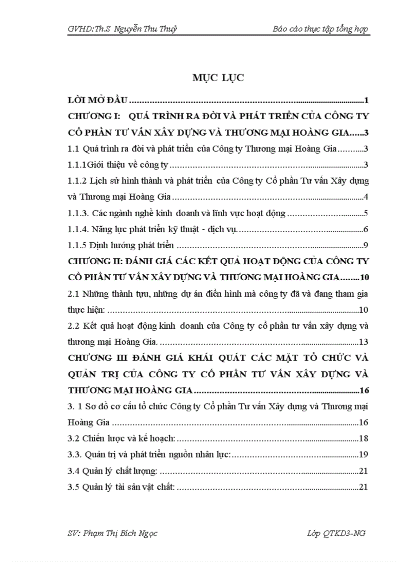 image for page Khái quát các mặt tổ chức và quản trị của công ty cổ phần tư vấn xây dựng và thương mại hoàng gia