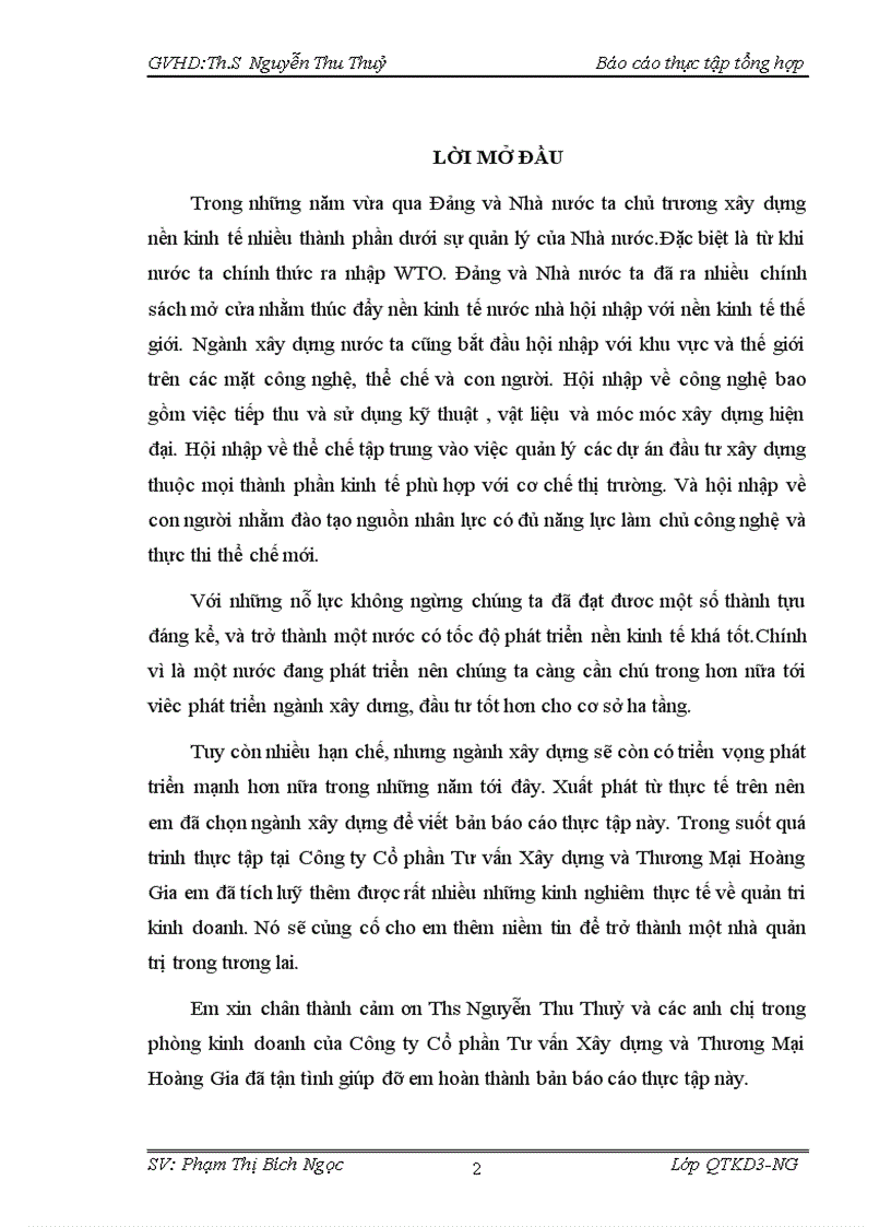 image for page Khái quát các mặt tổ chức và quản trị của công ty cổ phần tư vấn xây dựng và thương mại hoàng gia