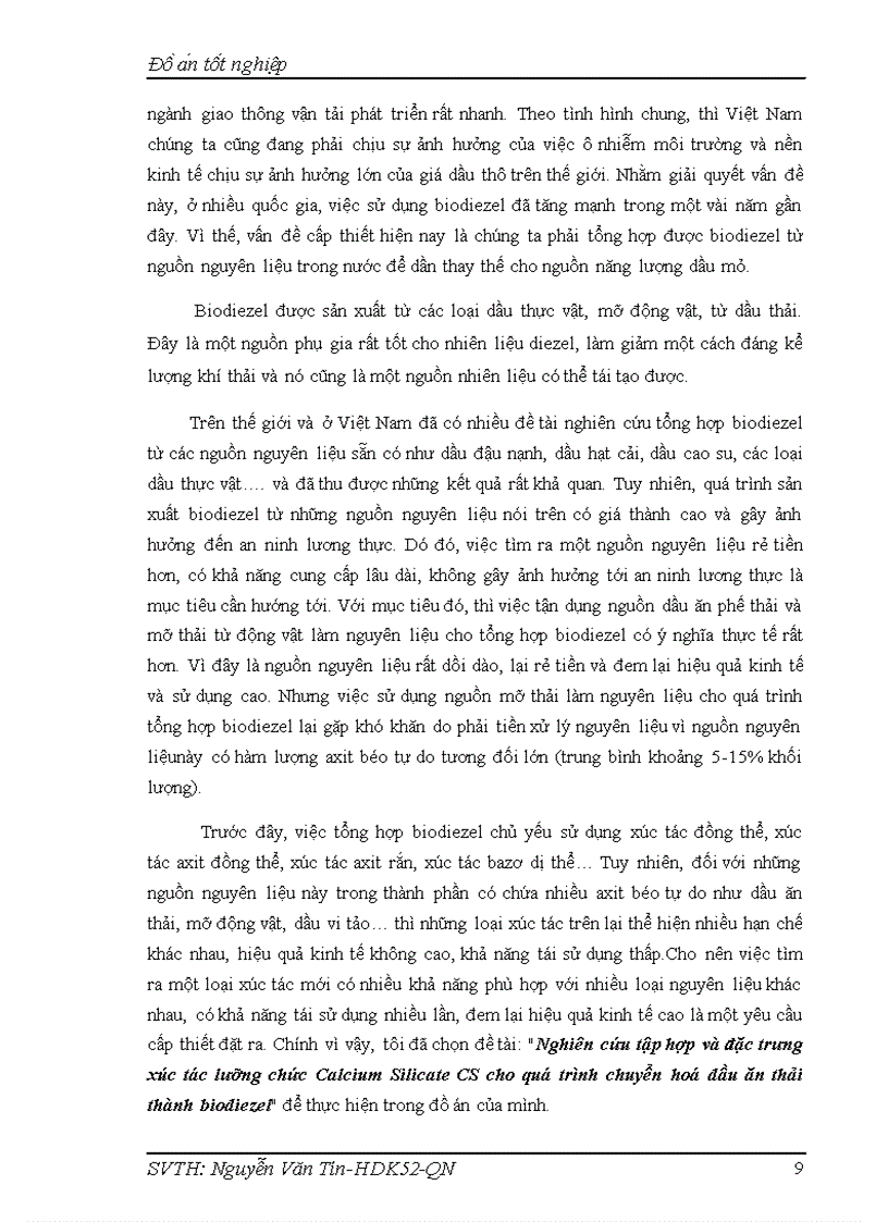 image for page Nghiên cứu tập hợp và đặc trưng xúc tác lưỡng chức Calcium Silicate CS cho quá trình chuyển hoá dầu ăn thải thành biodieze