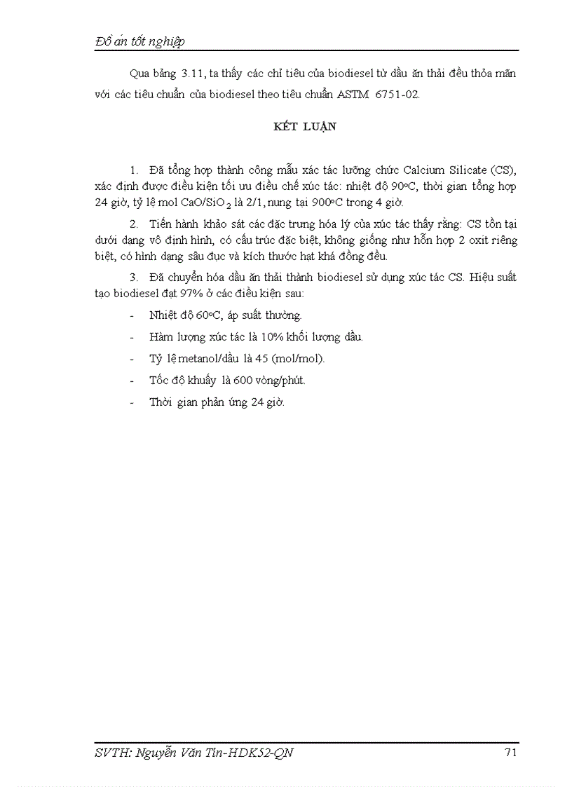 image for page Nghiên cứu tập hợp và đặc trưng xúc tác lưỡng chức Calcium Silicate CS cho quá trình chuyển hoá dầu ăn thải thành biodieze
