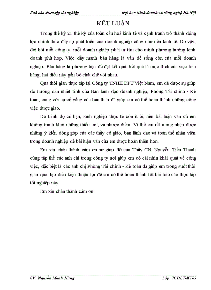 image for page Tình hình thực tế tổ chức công tác kế toán tại công ty TNHH DPT Việt Nam