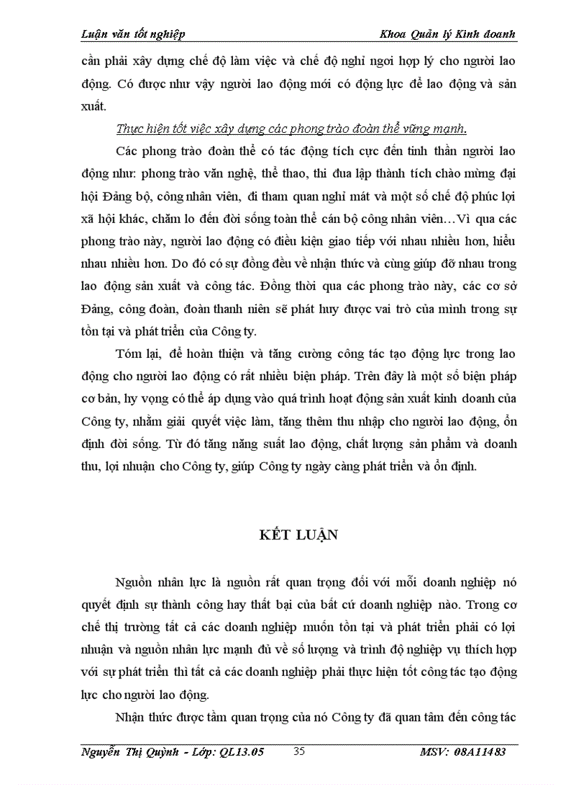 image for page Một số giải pháp nhằm tạo động lực cho người lao động tại Công ty Cổ phần xây dựng và kinh doanh dịch vụ Đức Toàn