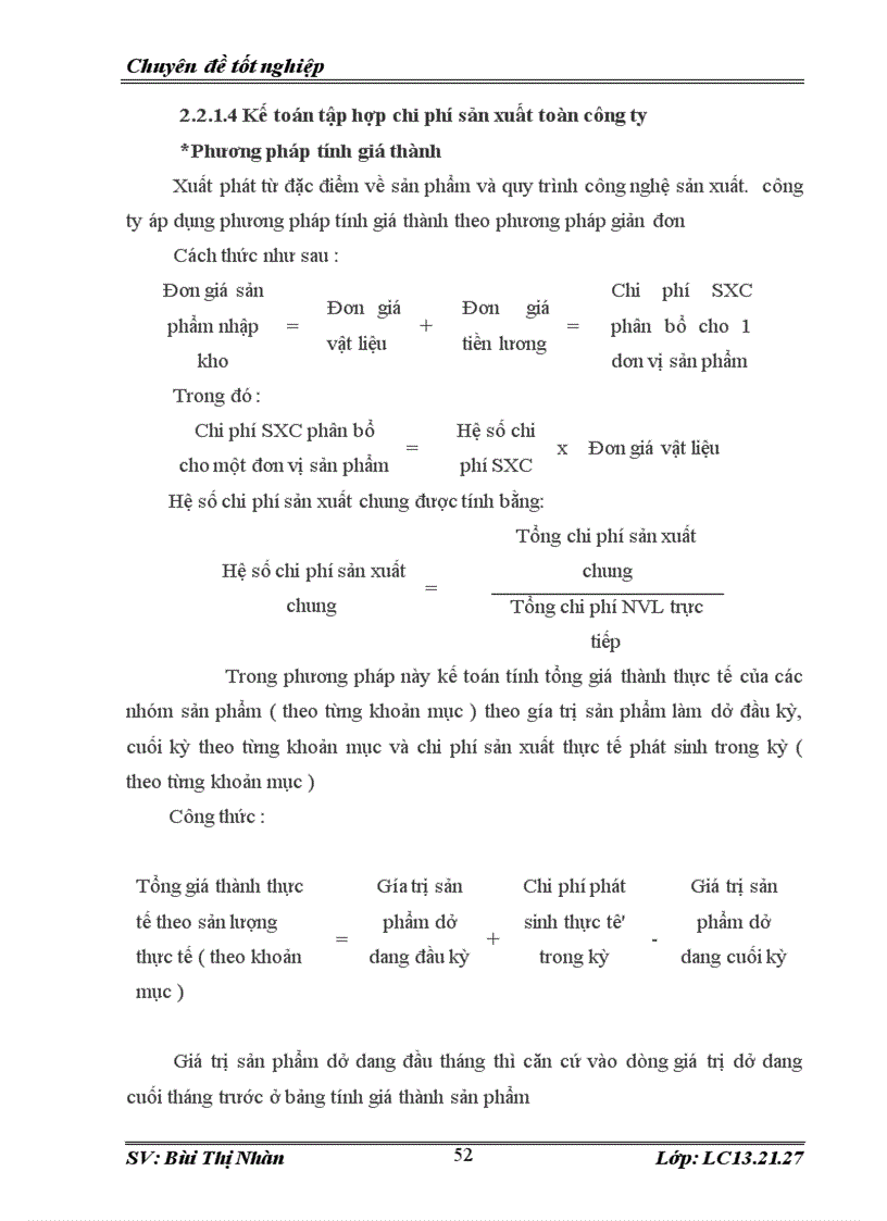 image for page Tổ chức công tác kế toán tập hợp chi phí sản xuất và tính giá thành sản phẩm tại Công ty TNHH TM Huy Hoàng