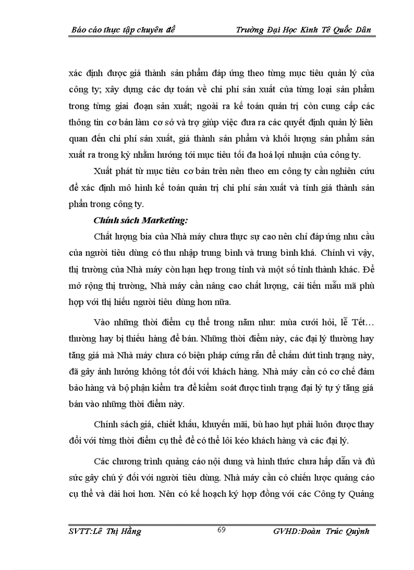 image for page Hoàn thiện kế toán chi phí sản xuất và tính giá thành sản phẩm tại Công ty Cổ phần Bia và nước giải khát Việt Hà