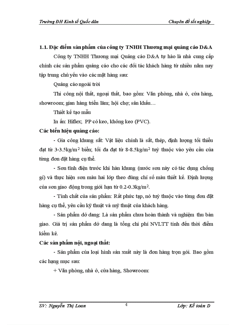 image for page Hoàn thiện kế toán chi phí sản xuất và tính giá thành sản phẩm tại Công ty TNHH Thương mại Quảng cáo D A