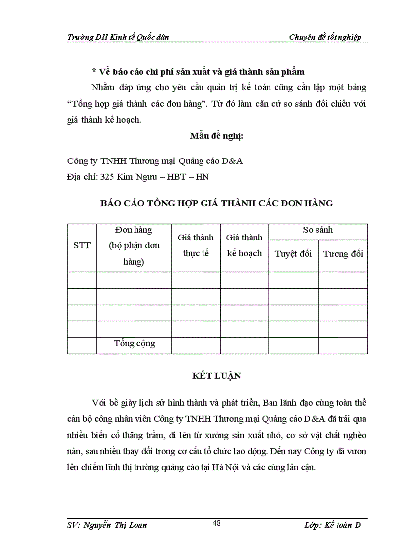 image for page Hoàn thiện kế toán chi phí sản xuất và tính giá thành sản phẩm tại Công ty TNHH Thương mại Quảng cáo D A