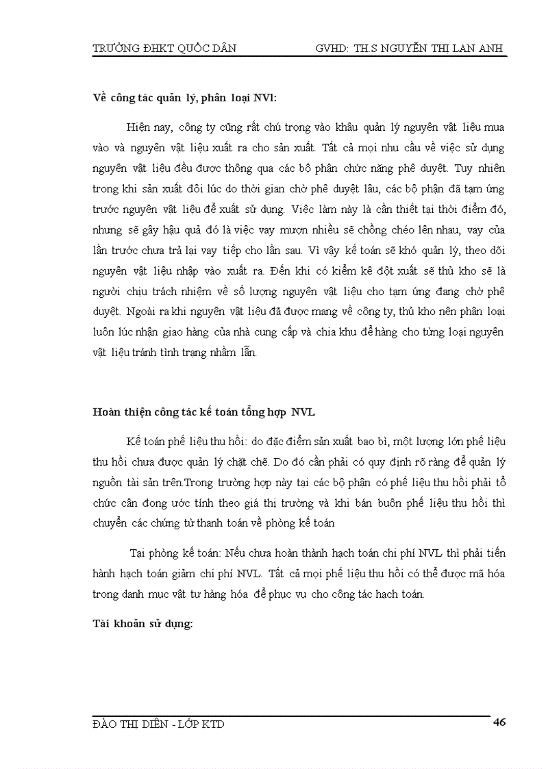 image for page Hoàn thiện kế toán nguyên vật liệu tại công ty TNHH XNK MAY ANH VŨ