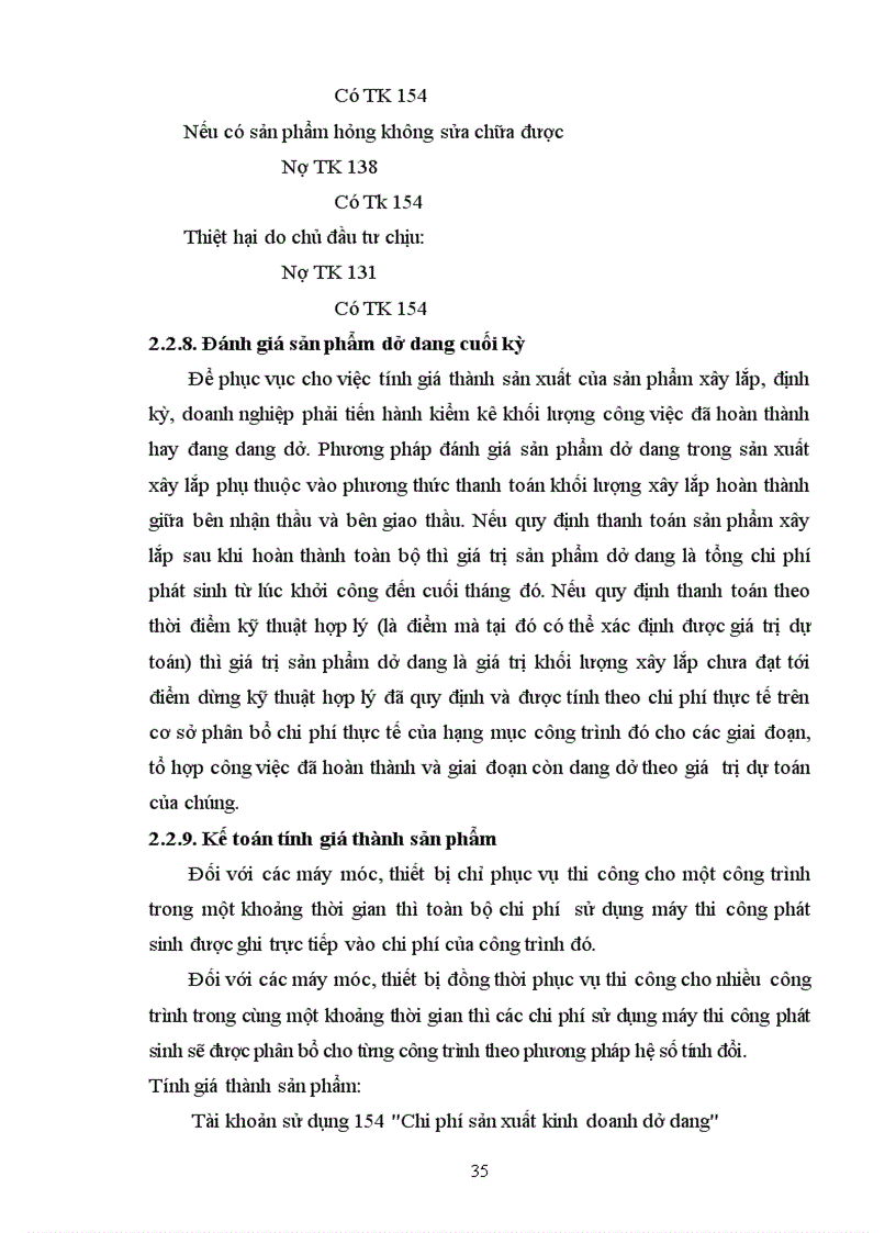image for page Kế toán tập hợp chi phí và tính giá thành sản phẩm xây lắp tại công ty Cổ phần Đầu tư và Xây dựng công trình Tây Đô