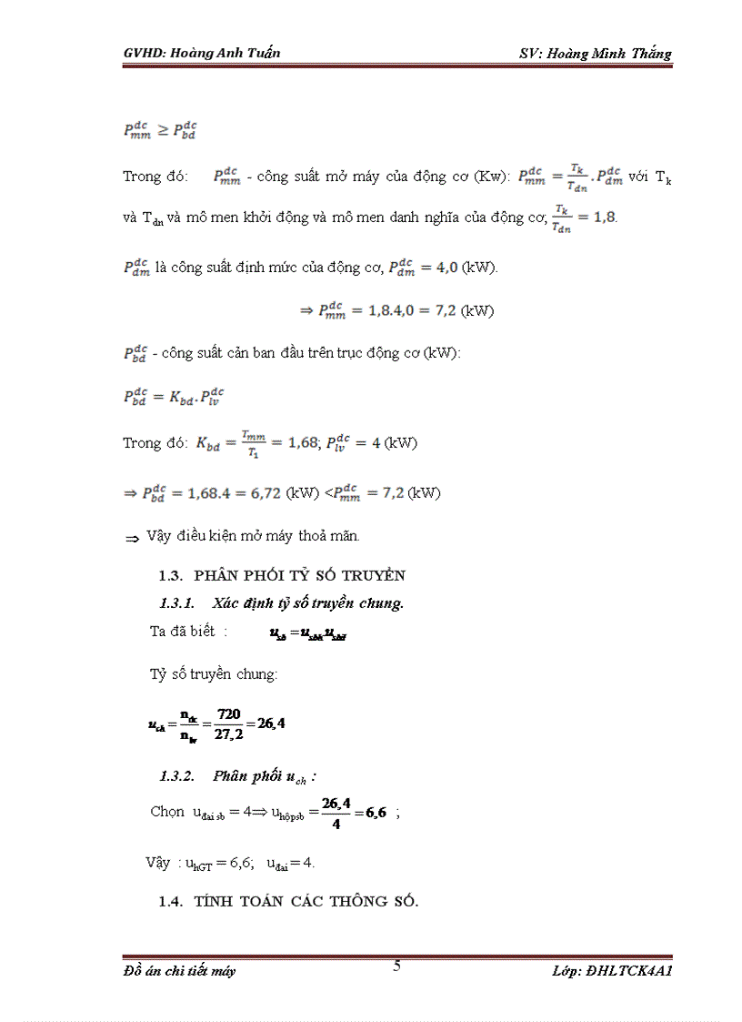image for page Tính toán và thiết kế các chi tiết máy