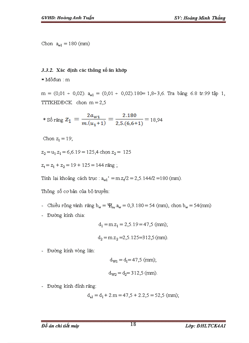 image for page Tính toán và thiết kế các chi tiết máy