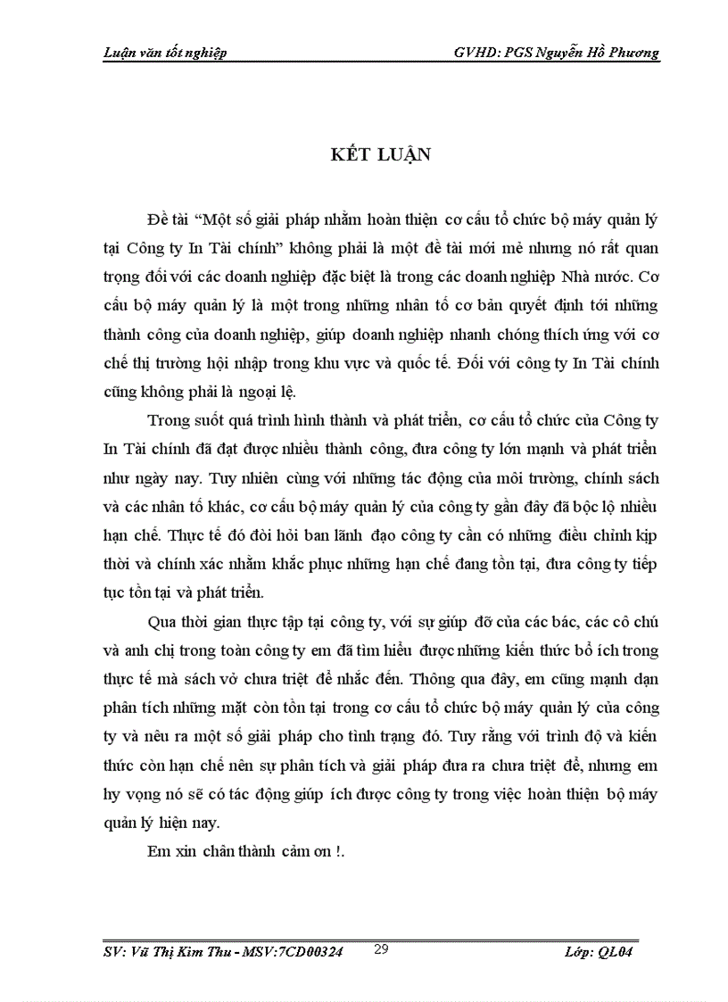 image for page Một số giải pháp nhằm hoàn thiện cơ cấu tổ chức bộ máy quản lý tại Công ty In Tài chính