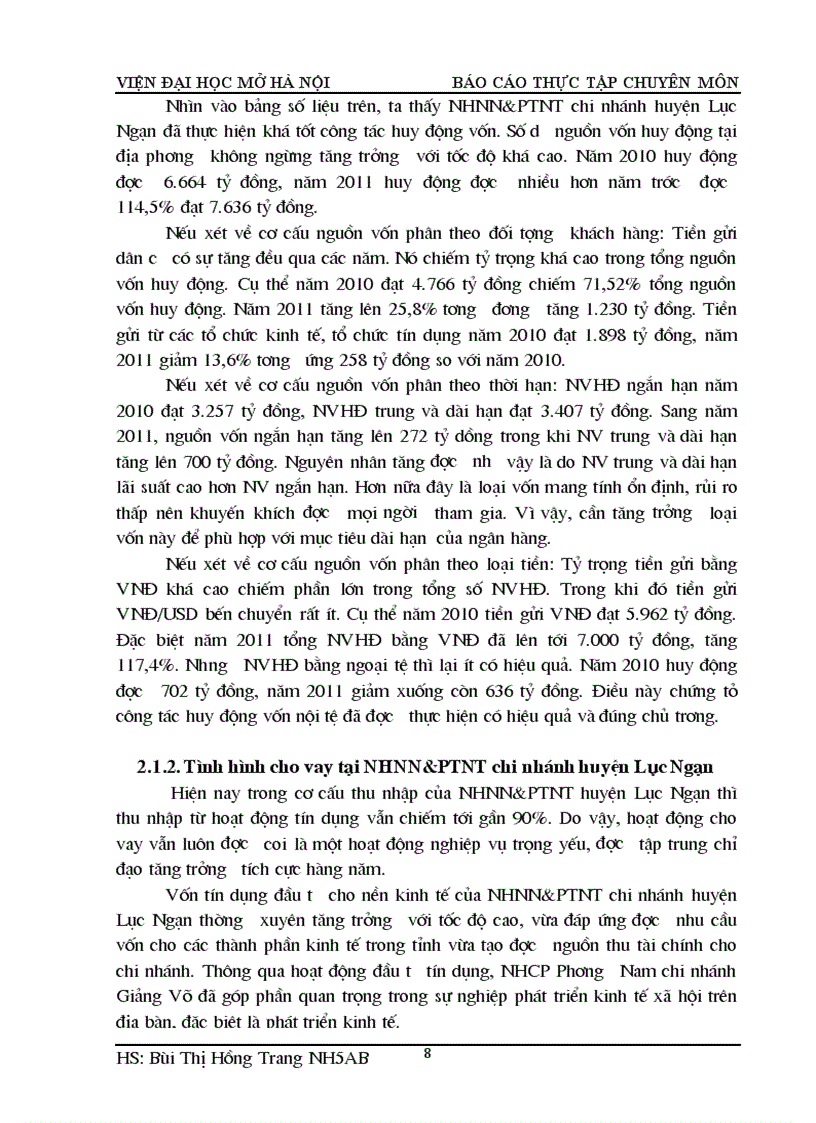 image for page Khái quát hoạt động của ngân hàng NHNN PTNT huyện Lục Ngạn tỉnh Bắc Giang