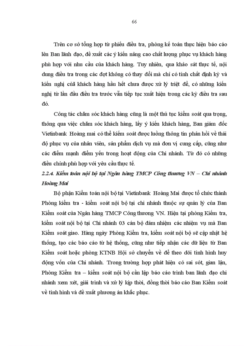 image for page Thực trạng của hệ thống Kiểm soát nội bộ tại Ngân hàng TMCP Công thương Việt Nam Chi nhánh Hoàng Mai