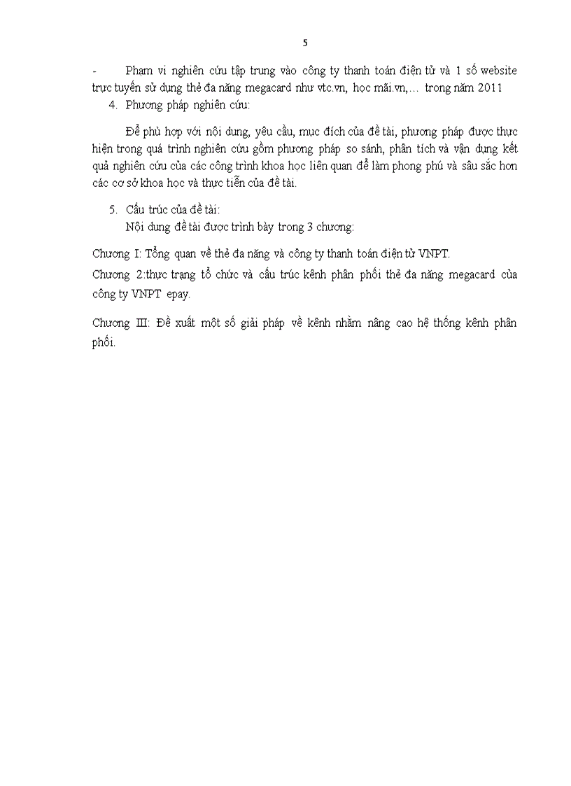 image for page Đánh giá kênh phân phối cung cấp thẻ đa năng megacard của công ty thanh toán điện tử VNPT cho các website trực tuyến