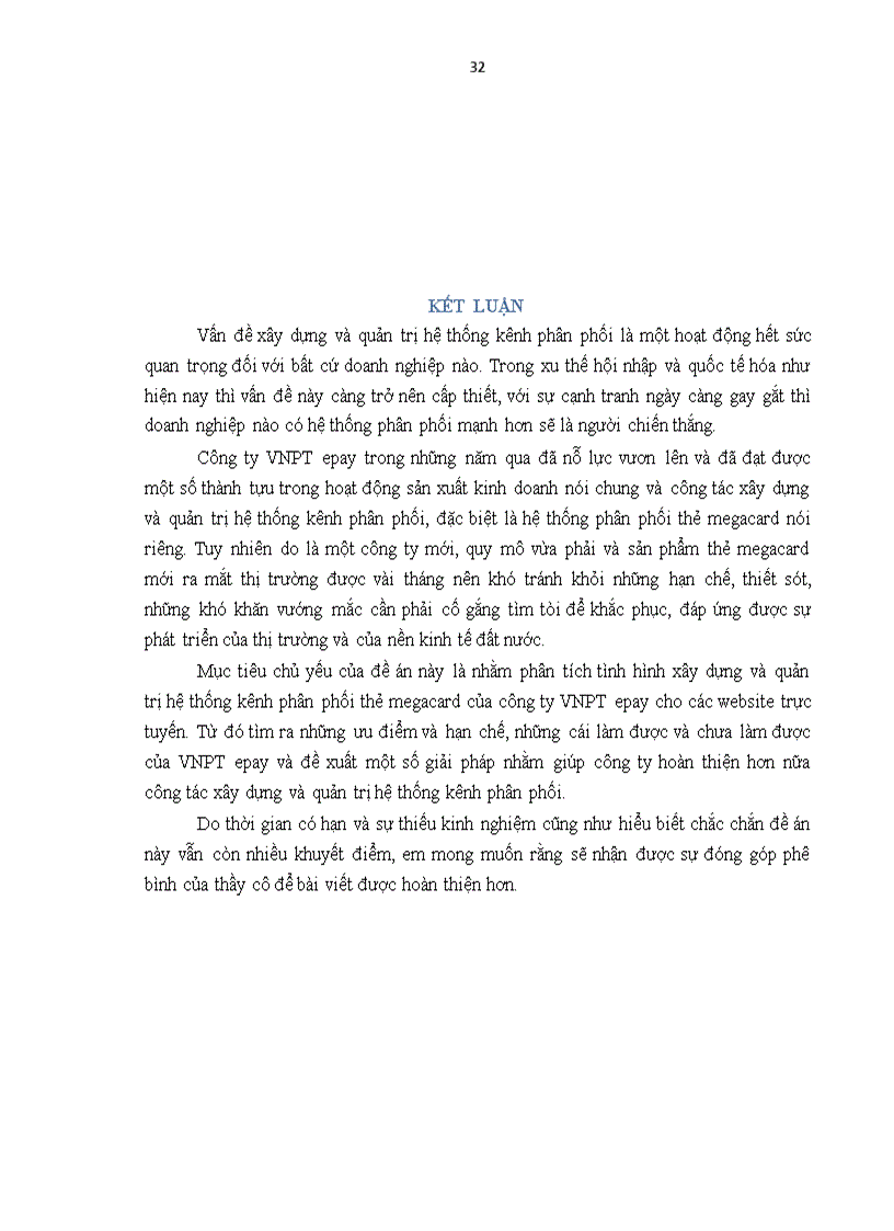 image for page Đánh giá kênh phân phối cung cấp thẻ đa năng megacard của công ty thanh toán điện tử VNPT cho các website trực tuyến