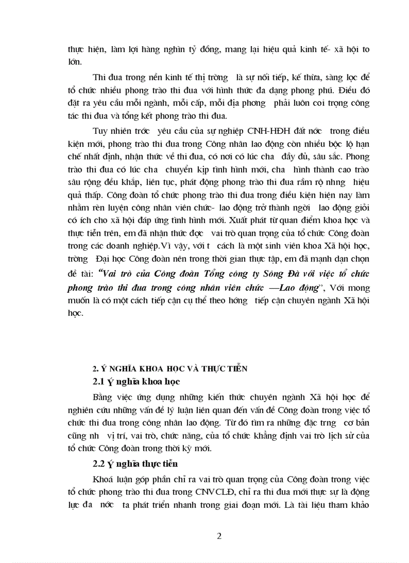 image for page Vai trò của Công đoàn Tổng công ty Sông Đà với việc tổ chức phong trào thi đua trong công nhân viên chức Lao động