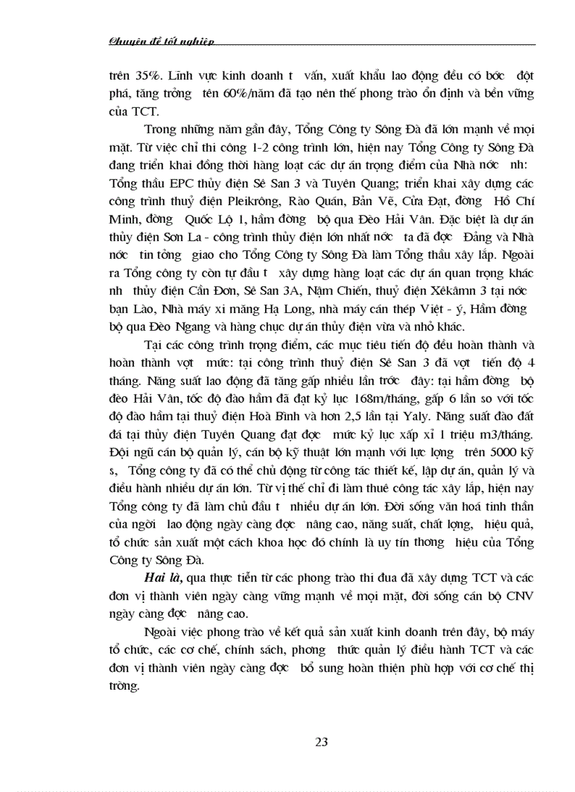 image for page Vai trò của Công đoàn Tổng công ty Sông Đà với việc tổ chức phong trào thi đua trong công nhân viên chức Lao động