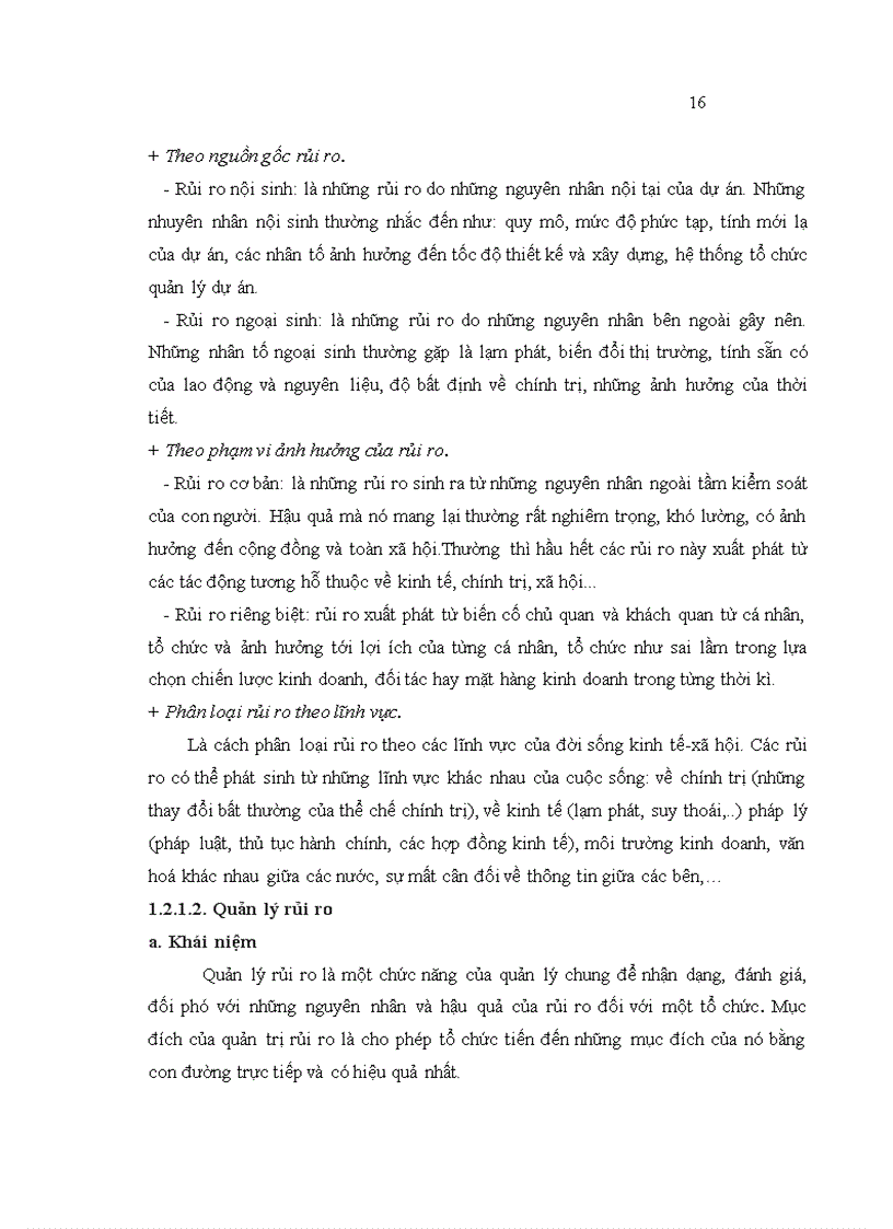 image for page Quản lý rủi ro trong dự án đầu tư xây dựng cơ bản của Tổng công ty tư vấn xây dựng Việt Nam áp dụng tại công trình 25 Lý Thường Kiệt Hà Nội