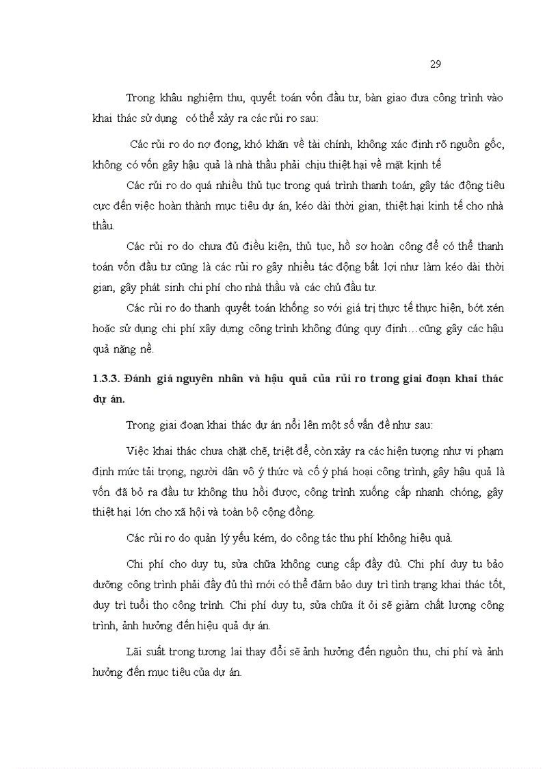 image for page Quản lý rủi ro trong dự án đầu tư xây dựng cơ bản của Tổng công ty tư vấn xây dựng Việt Nam áp dụng tại công trình 25 Lý Thường Kiệt Hà Nội