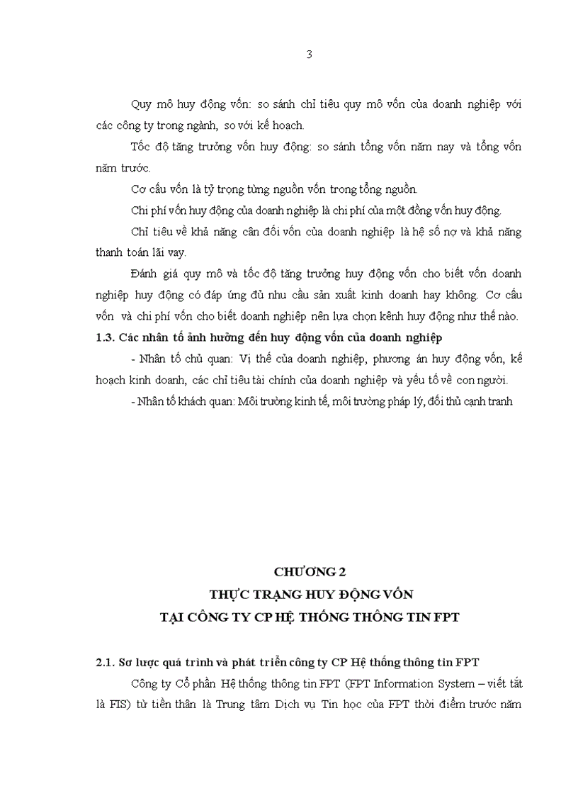 image for page Tăng cường huy động vốn tại công ty CP Hệ thống thông tin FPT