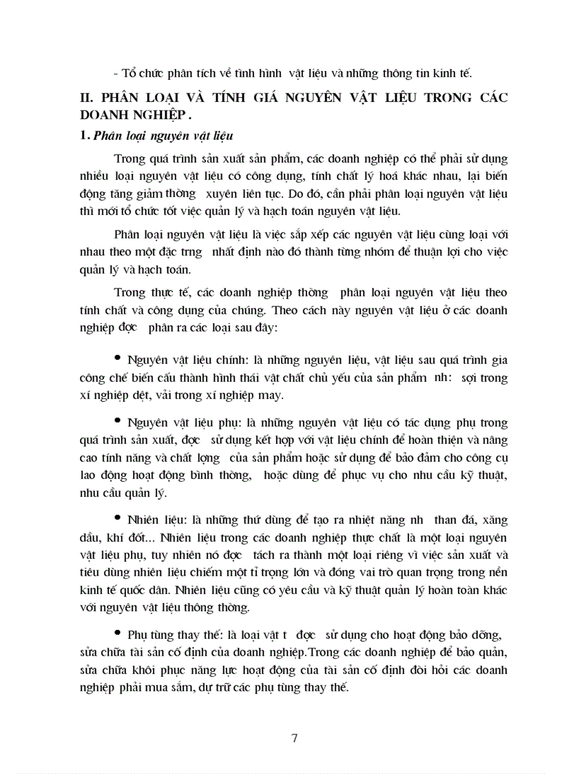 image for page Hạch toán chi tiết nguyên liệu vật liệu với việc nâng cao hiệu quả sử dụng vốn lưu động trong sản xuất kinh doanh tại Công ty Điện thoại Hà Nội