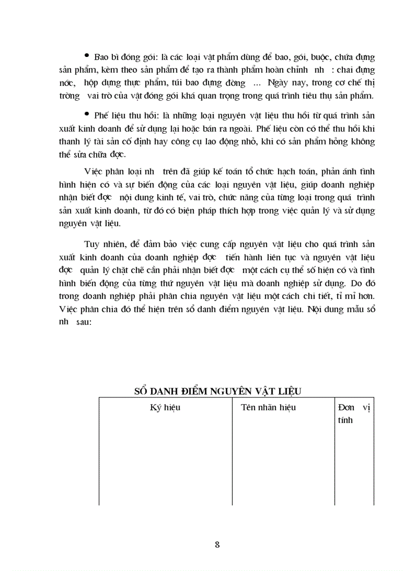 image for page Hạch toán chi tiết nguyên liệu vật liệu với việc nâng cao hiệu quả sử dụng vốn lưu động trong sản xuất kinh doanh tại Công ty Điện thoại Hà Nội