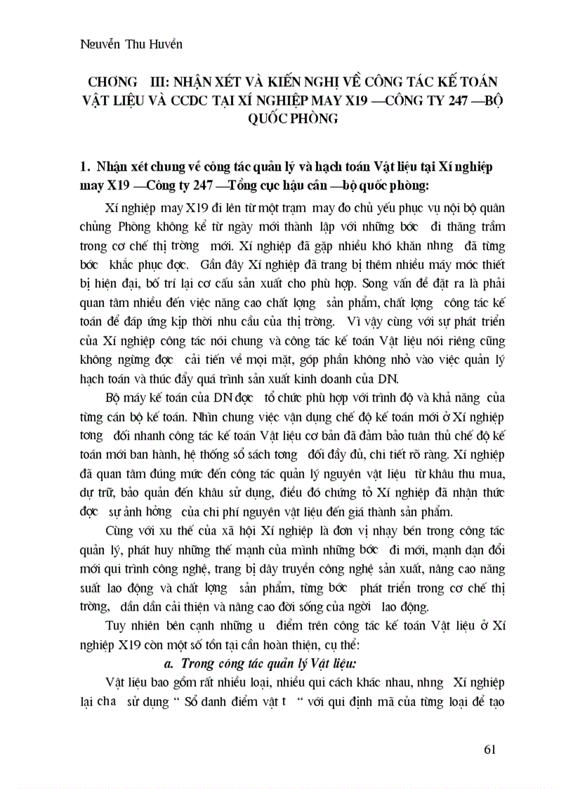 image for page Kế toán nguyên vật liệu và CC DC tại công ty 247 Tổng cục hậu cần Bộ quốc phòng 1