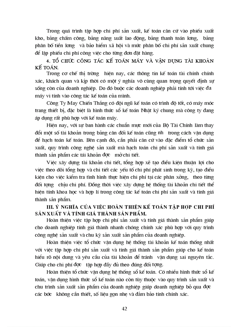 image for page Thực trạng công tác kế toán tập hợp chi phí sản xuất và tính giá thành sản phẩm tại công ty May Chiến Thắng