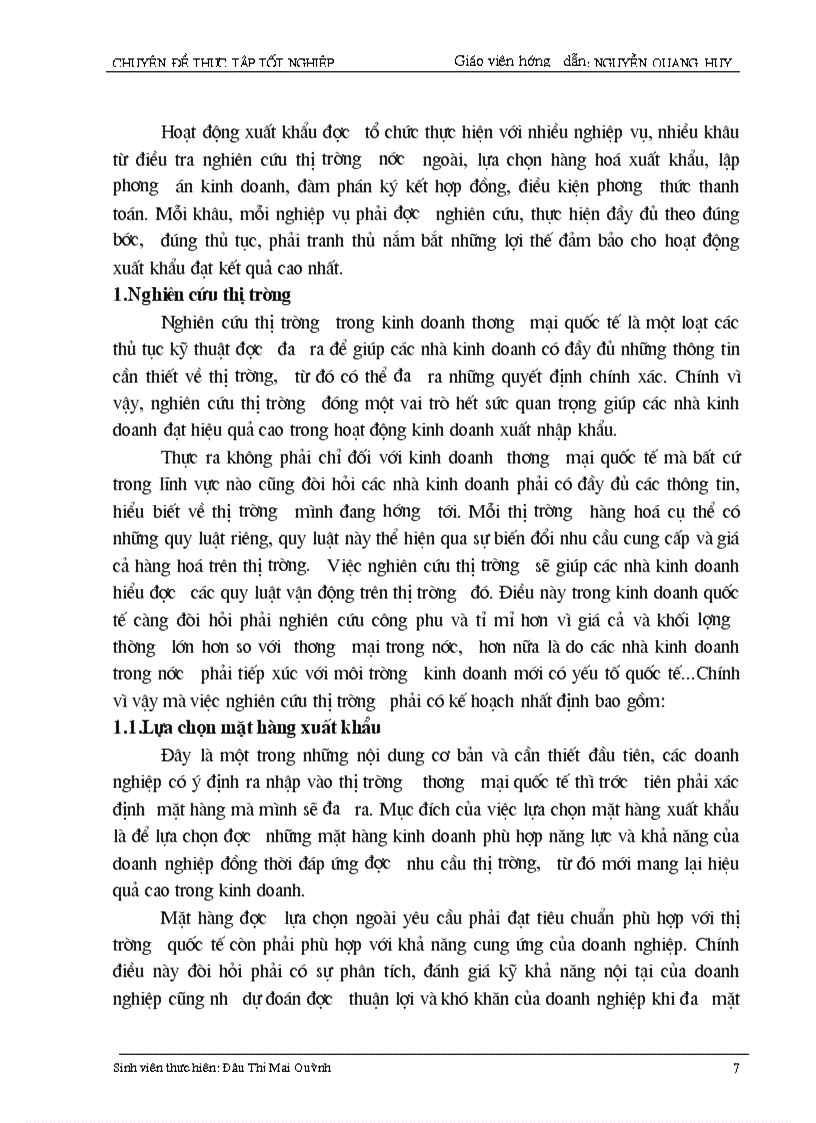 image for page Biện pháp chủ yếu nhằm thúc đẩy hoạt động xuất khẩu hàng nông sản tại Công ty xuất nhập khẩu Tổng hợp I