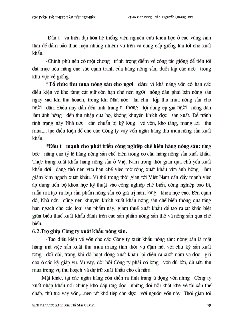 image for page Biện pháp chủ yếu nhằm thúc đẩy hoạt động xuất khẩu hàng nông sản tại Công ty xuất nhập khẩu Tổng hợp I