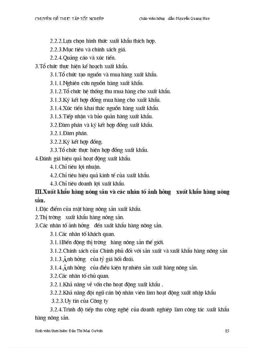 image for page Biện pháp chủ yếu nhằm thúc đẩy hoạt động xuất khẩu hàng nông sản tại Công ty xuất nhập khẩu Tổng hợp I