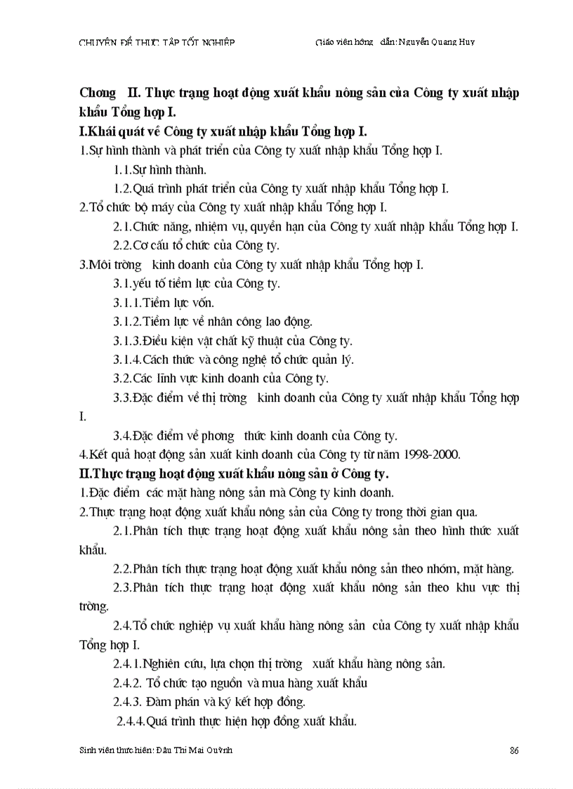 image for page Biện pháp chủ yếu nhằm thúc đẩy hoạt động xuất khẩu hàng nông sản tại Công ty xuất nhập khẩu Tổng hợp I