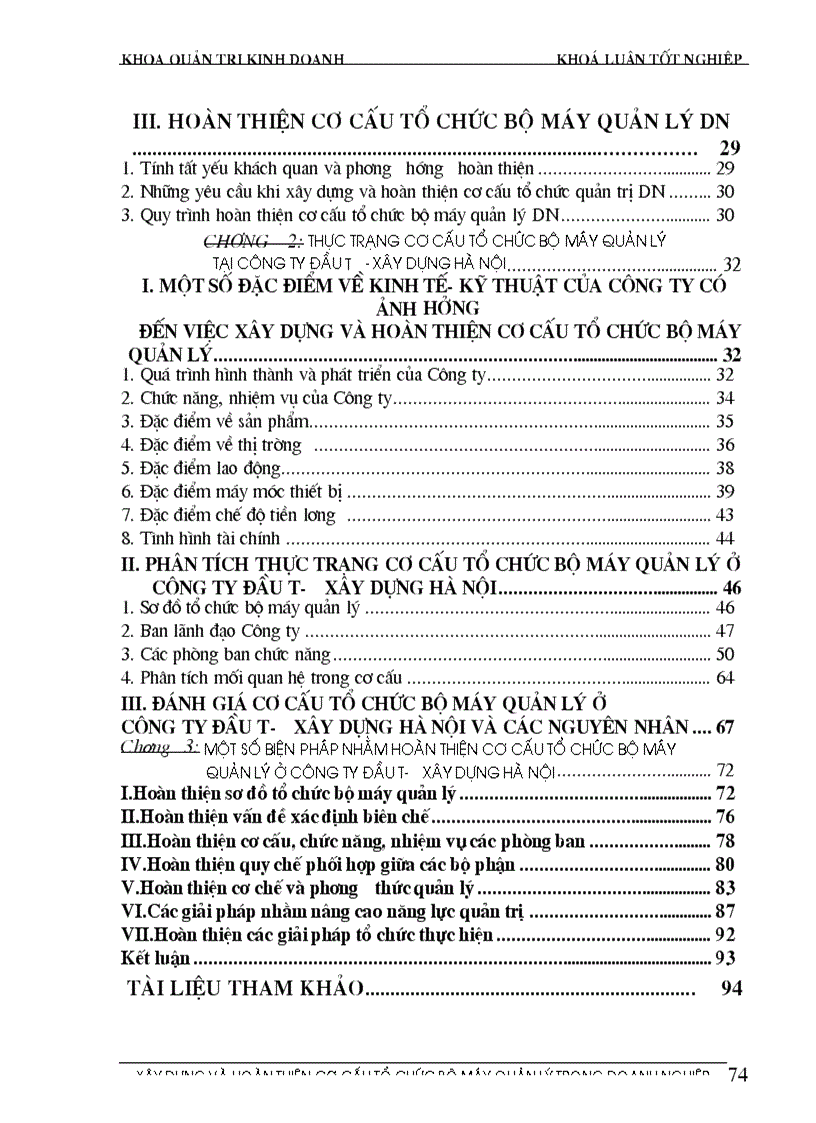 image for page Xây dựng và hoàn thiện cơ cấu tổ chức bộ máy quản lý tại Công ty Đầu tư Xây dựng Hà Nội