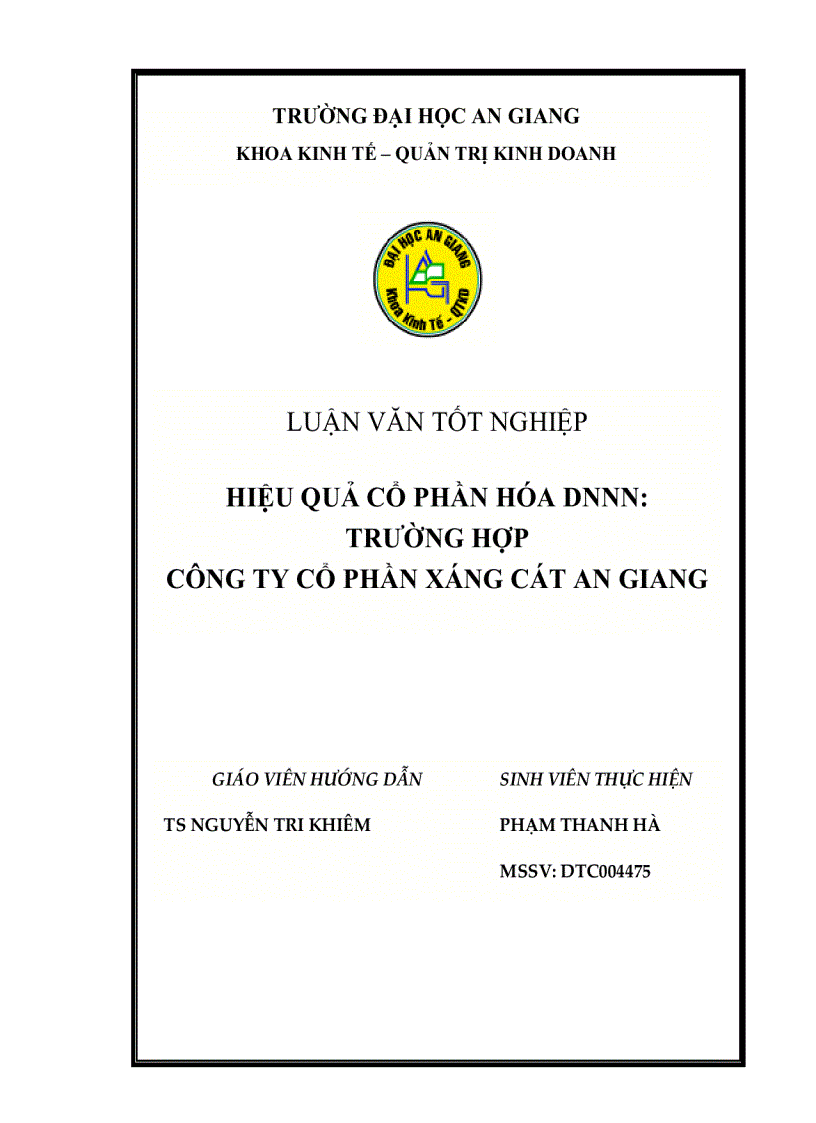 image for page Hiệu quả cổ phần hoá DNNN