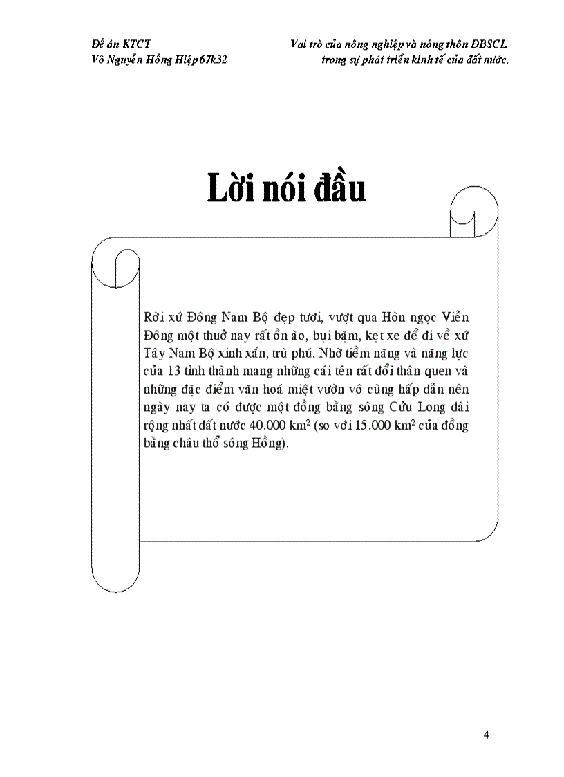 image for page Vai trò của nông nghiệp và nông thôn đồng bằng sông cửu long