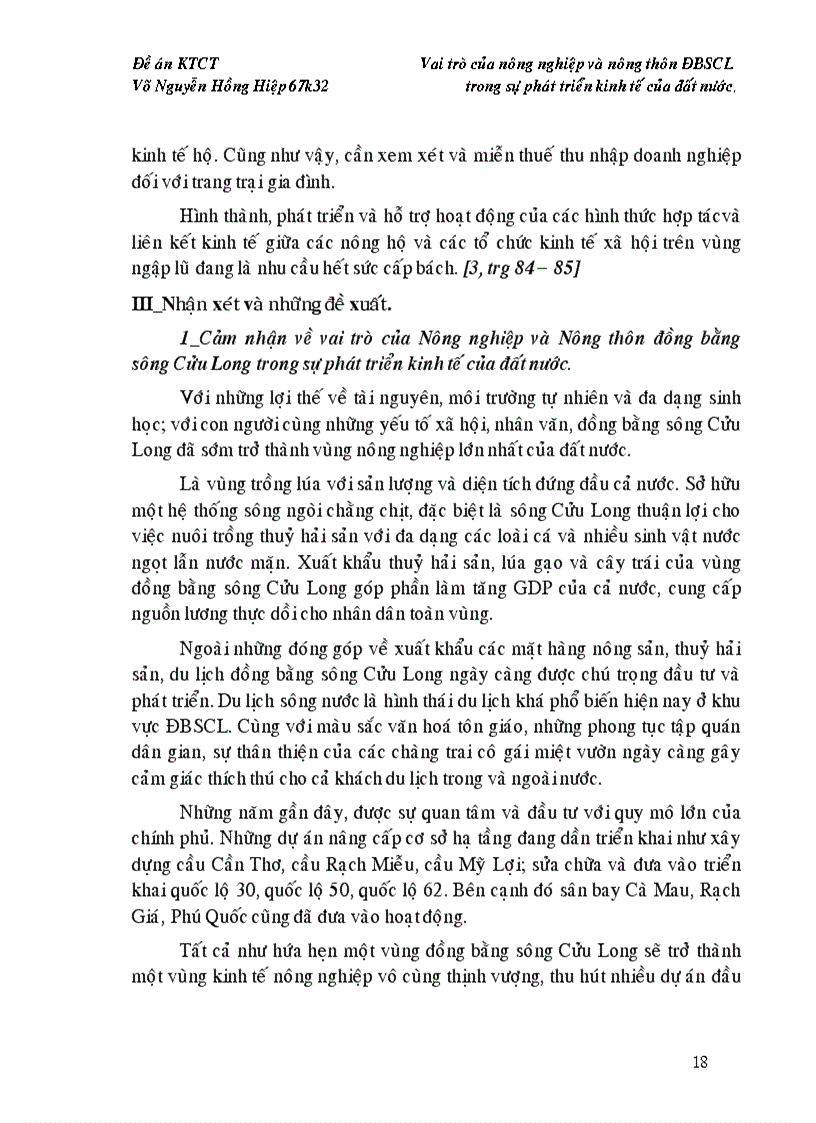 image for page Vai trò của nông nghiệp và nông thôn đồng bằng sông cửu long