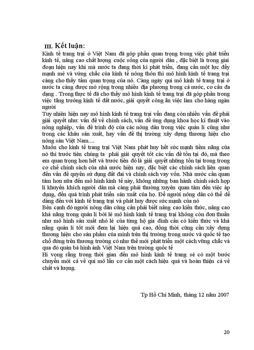 image for page Kinh tế trang trại ở Việt Nam qui mô cơ cấu và xu hướng phát triển