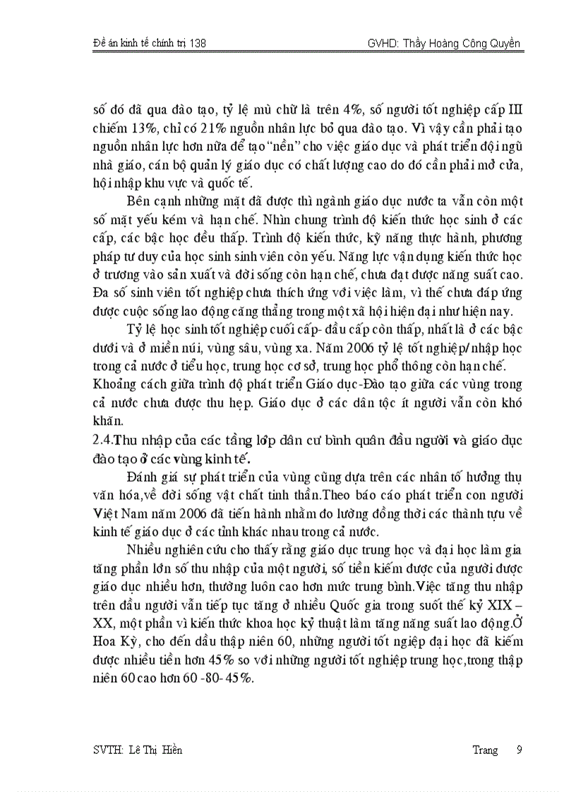 image for page Thu nhập và giáo dục đào tạo thu nhập hiện nay ở Việt Nam